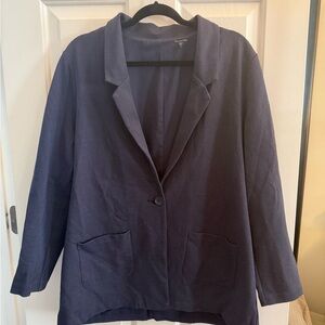 Garnet Hill Deep Blue Blazer